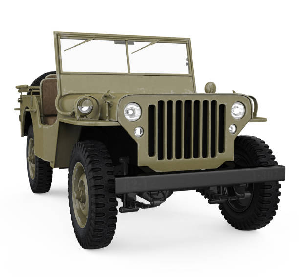 istock Military Vehicle Car Isolated 1310731527