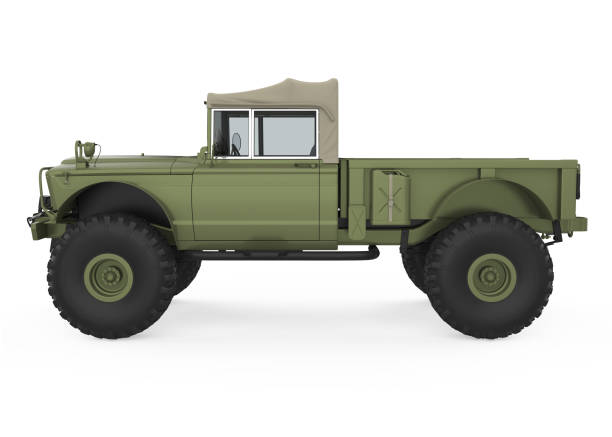 istock Military Vehicle Car Isolated 1310731604