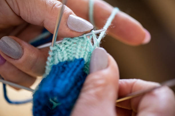 istock Senior women knitting 1310732869