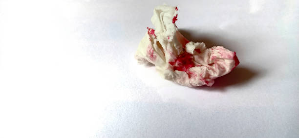 istock Toilet paper on a white background 1310737107