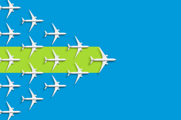 istock A swarm of Passenger planes 1310742447