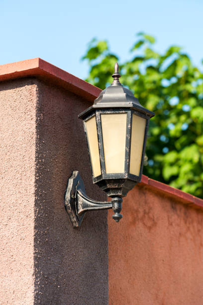 istock wall-mounted street lamp 1310744454