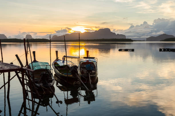 istock Ban Sam Chong Tai and colorful sunrises that emerges 1310746005