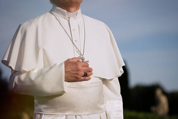 istock Pope walks in the garden 1310754717