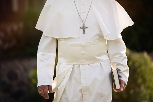 istock Pope walks in the garden 1310754828