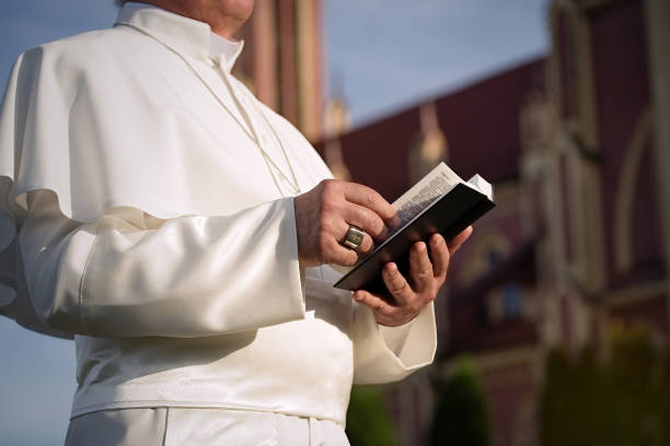 istock Pope reads the Bible 1310755102