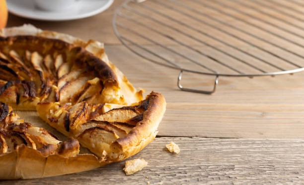 istock Homemade apple pie with a cup of coffee. 1310755872