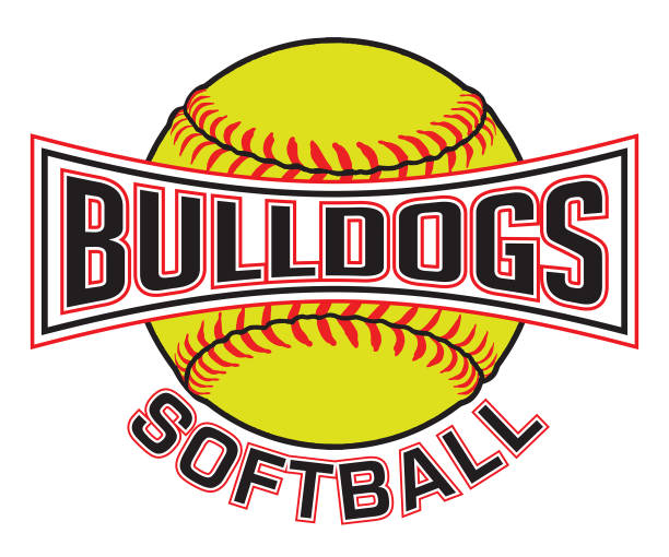 Bulldogs Softball Graphic Bulldogs Softball Graphic is a sports design which includes a softball and text and is perfect for your school or team. Great for Bulldogs t-shirts, mugs and other products. softball stock illustrations