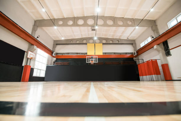 istock Close up picture of an empty gym 1310761846