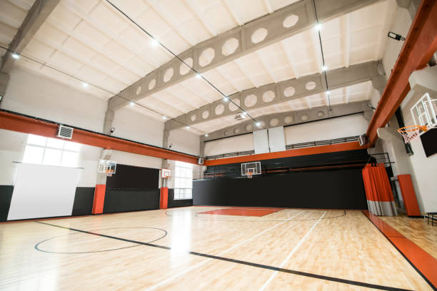 istock Close up picture of an empty gym 1310761847