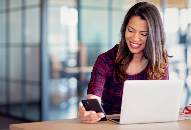 istock Businesswoman is working in an office 1310762179