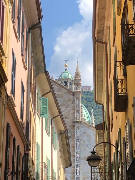 istock Part of Como Cathedral viewed from a sidestreet 1310765964