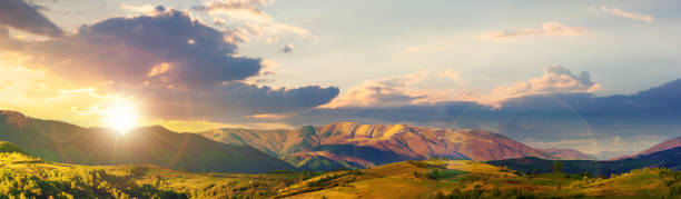 istock mountainous landscape in springtime at sunset 1310770611