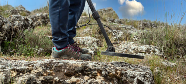 istock Close-up of a metal detector 1310772155