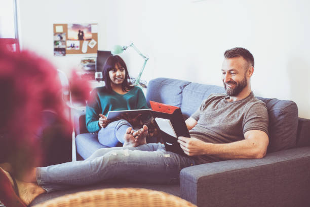 istock Couple working from home during COVID-19 lockdown 1310783614