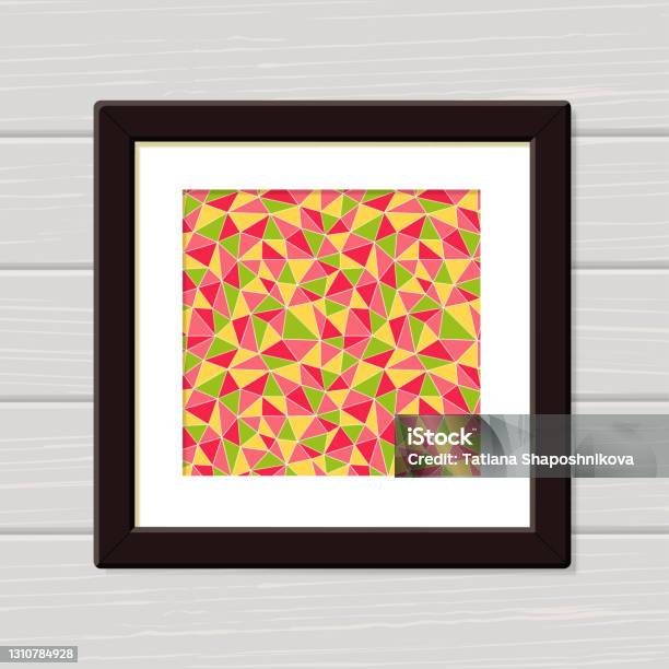 Abstract Vector Frame Shapes Seamless Abstract Geometric Shape In Frame Vector Illustration Stock ...