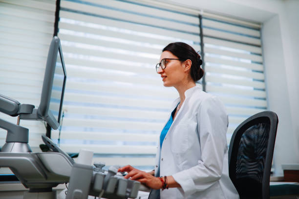 istock Female doctor reading the ultrasound data 1310785860