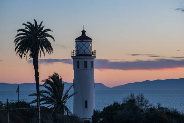 istock Sunset over pacific ocean in winter at Palos Verdes, CA 1310788824