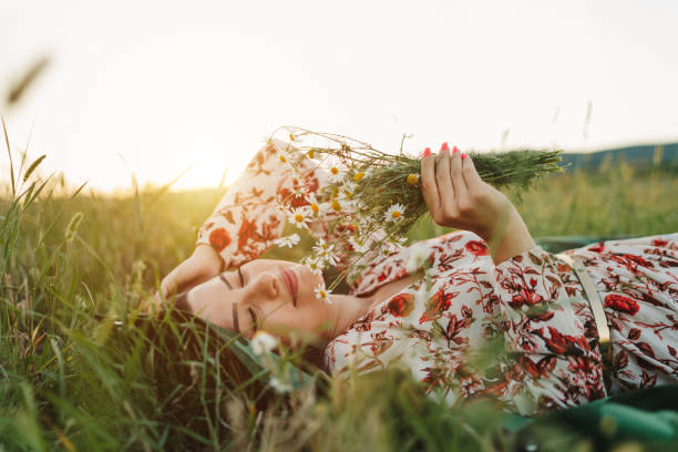 Magical scent of summer nature