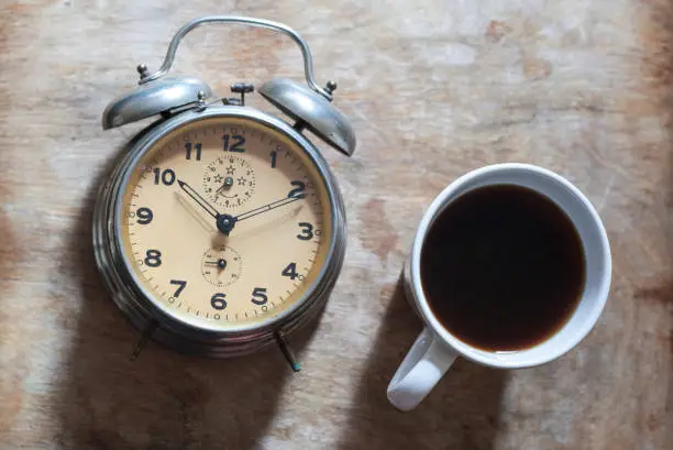 Photo of Coffee Retro Alarm Clock