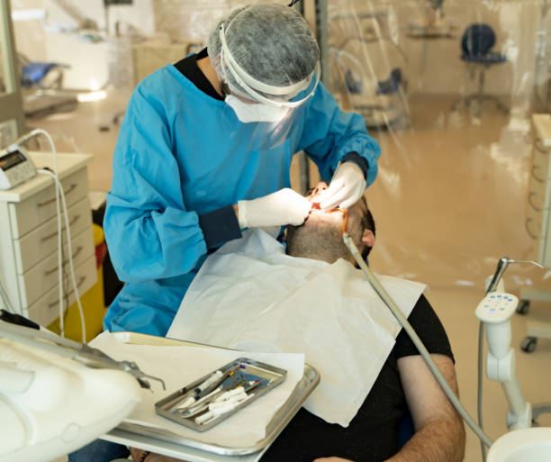 병원, 구강 및 치과 건강 주간 치과 치료 - dentist office dentists chair dental equipment medical equipment 뉴스 사진 이미지