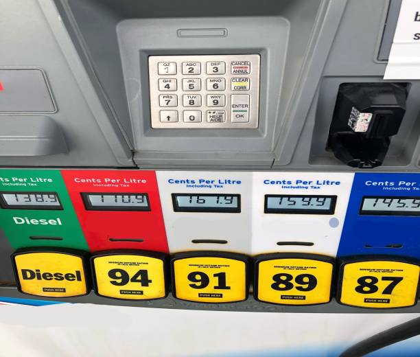 Fuel Grade Choices stock photo