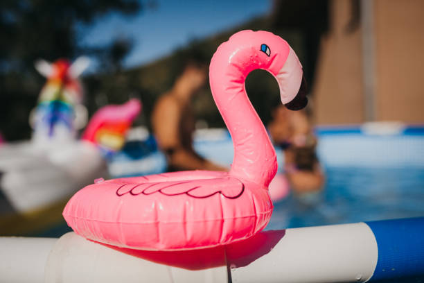 istock Family in swimming pool 1310816263