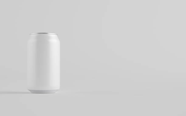 istock 12 oz. / 330ml Aluminium Can Mockup - One Can. Blank Label 1310818936