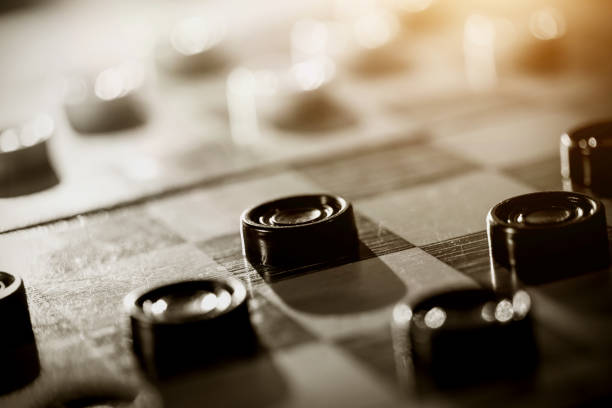 istock A chessboard with black and white checkers. 1310822278