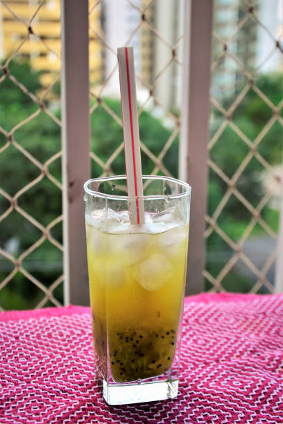 istock Cup with quiwi caipiroska and sake 1310830214