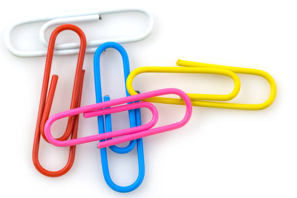 istock colorful paperclips isolated on white 1310830590