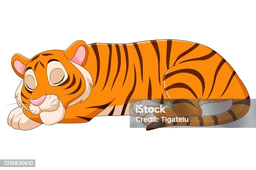 450 Sleep Tiger Cartoons Illustrations & Clip Art - iStock