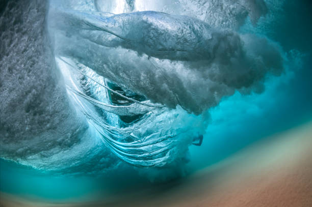 Vortex Underwater wave vortex, Sydney Australia tide going out stock pictures, royalty-free photos & images