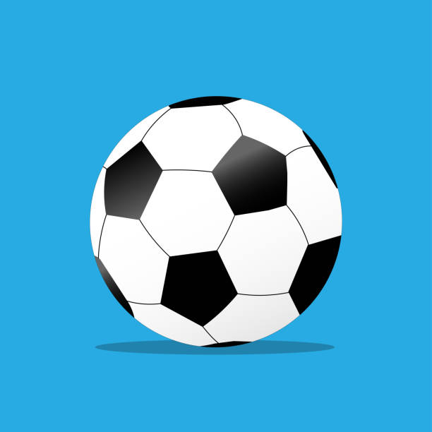 Soccer ball vector art illustration