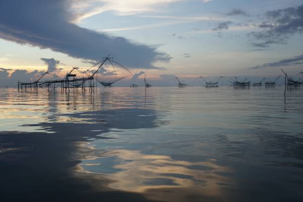 istock Fishing traps in Talay Noy. 1310843674