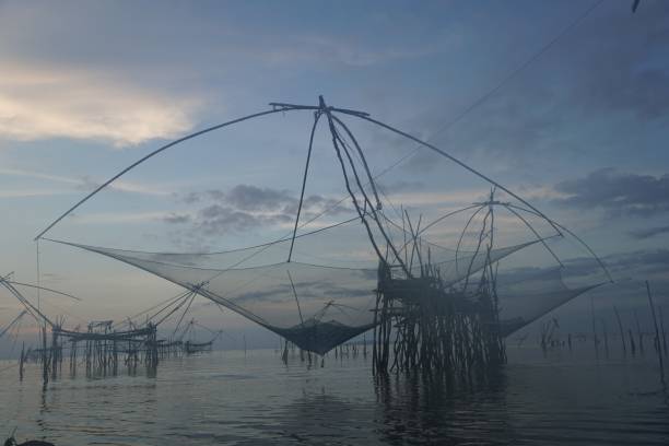 istock Fishing traps in Talay Noy. 1310843686