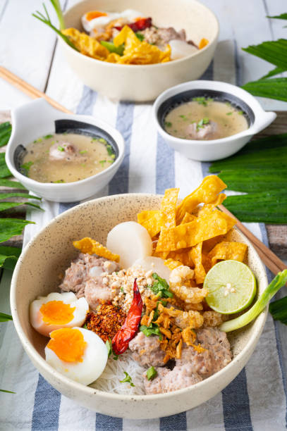 istock Thai tom yom rice noodle with soup 1310846156