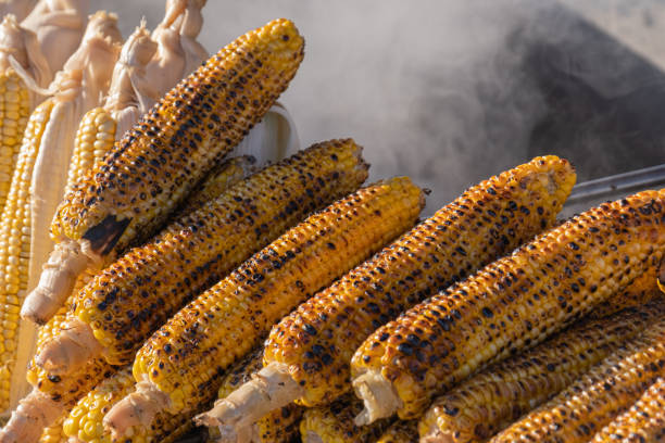istock fried corn at street food, roasted 1310847247