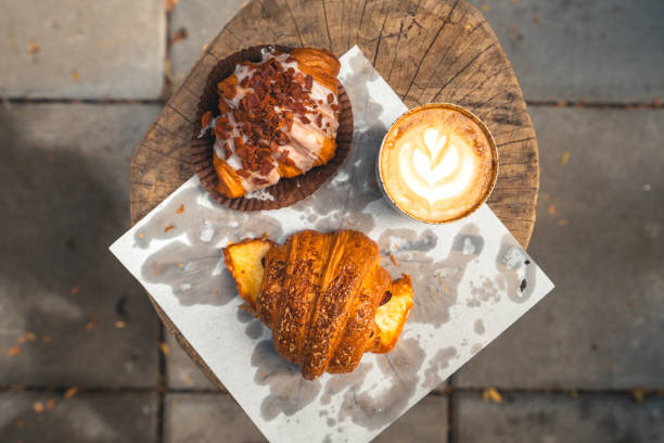 istock Freshly baked traditional bread on wooden table 1310848244