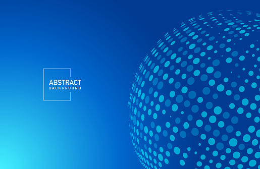 Abstract modern blue colored minimal background