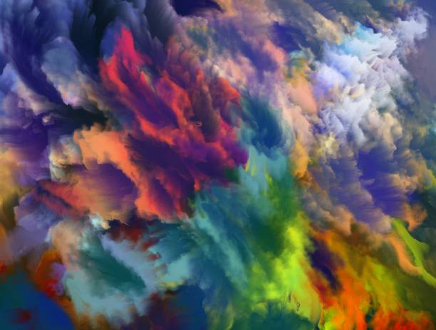 istock Color in motion, metaphor on the subject of design, creativity and imagination 1310852653
