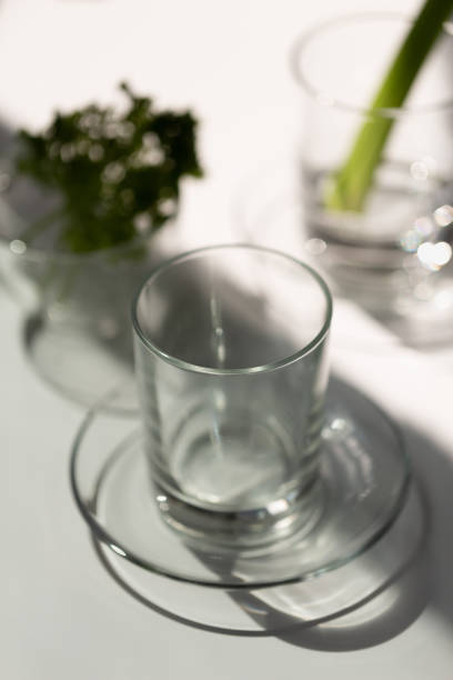 istock Empty glass glasses at healthy food bar 1310855595