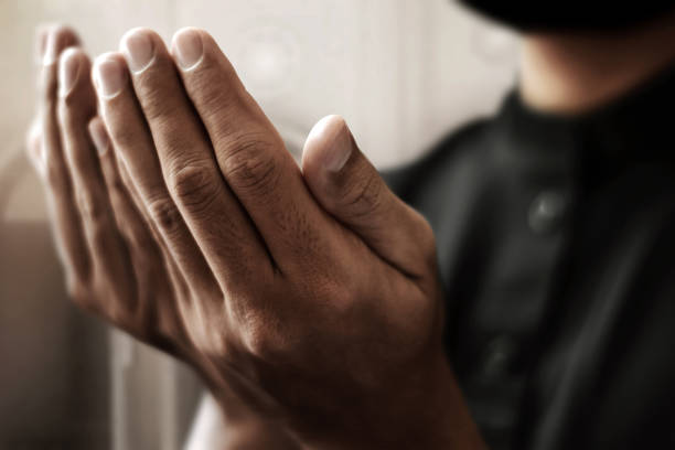 istock Hands of muslim man praying 1310856718