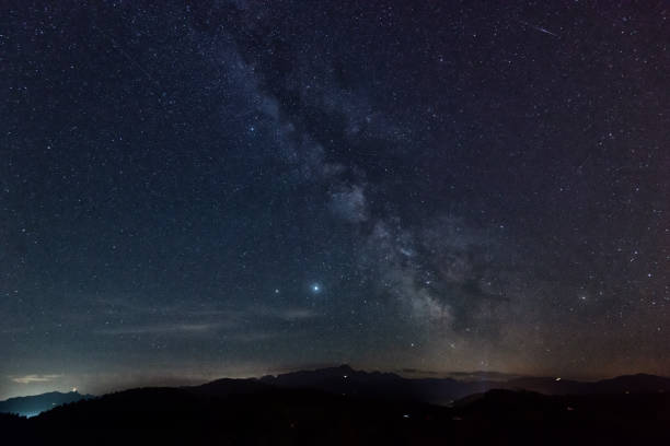 istock Milky way over Swiss alps 1310856901