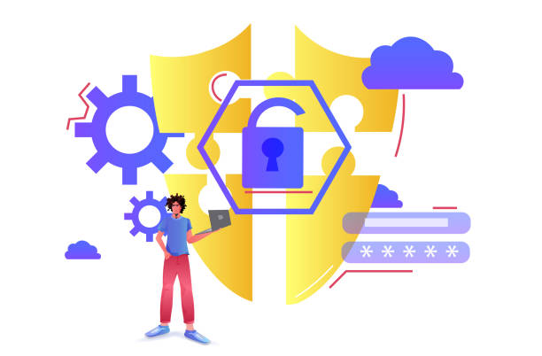 Developer Laptop Protection 240+ Black Game Developers Illustrations, Royalty-Free Vector Graphics ...