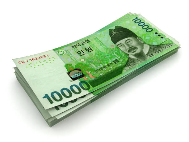 South Korean won money
