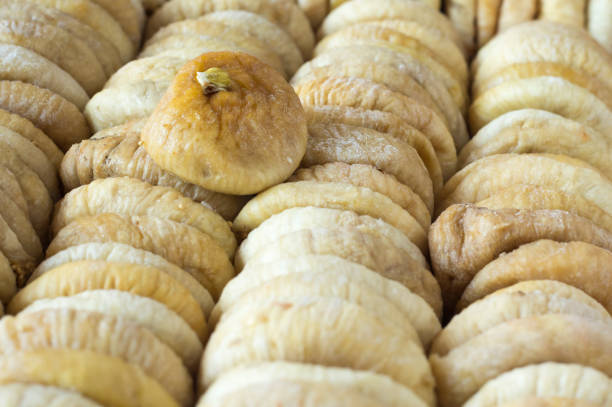 istock dried figs are laid out in rows as a background 1310872720