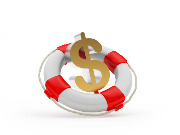 istock Lifebuoy with dollar sign. 1310873028