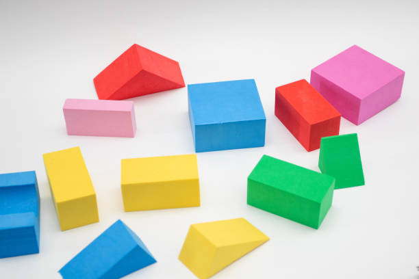 istock Multicolor toys cubes. Building blocks for kids 1310874539