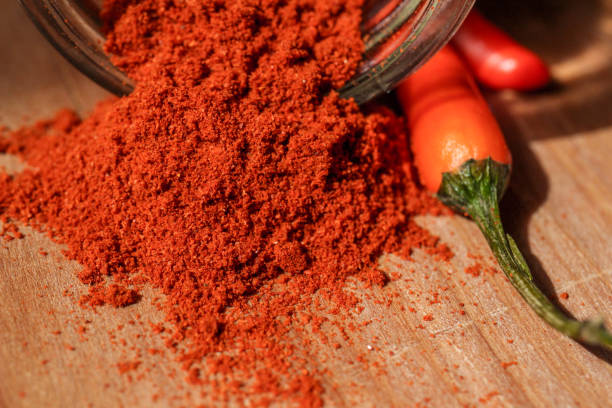 Spicy paprika Hungarian red spicy paprika from the southern region hungarian culture stock pictures, royalty-free photos & images